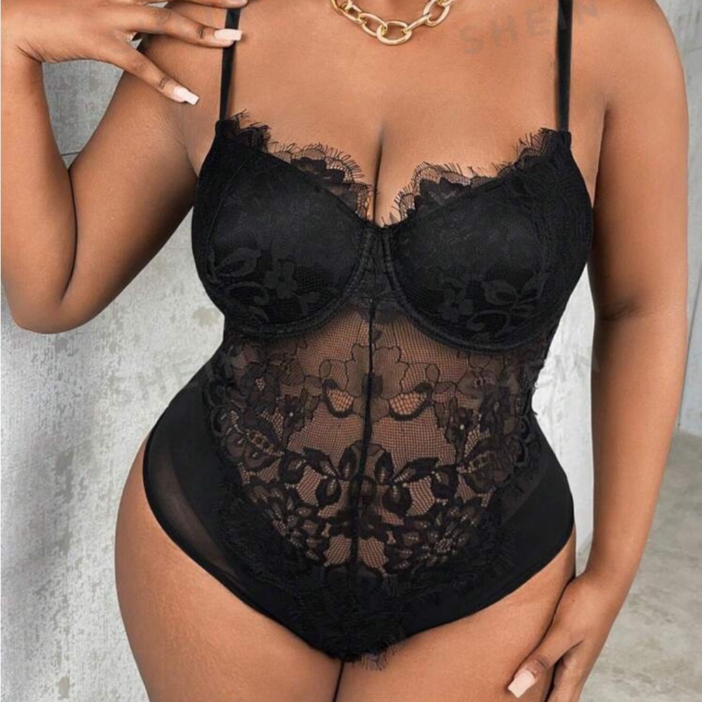 Lace Cami Bodysuit 4XL (20)